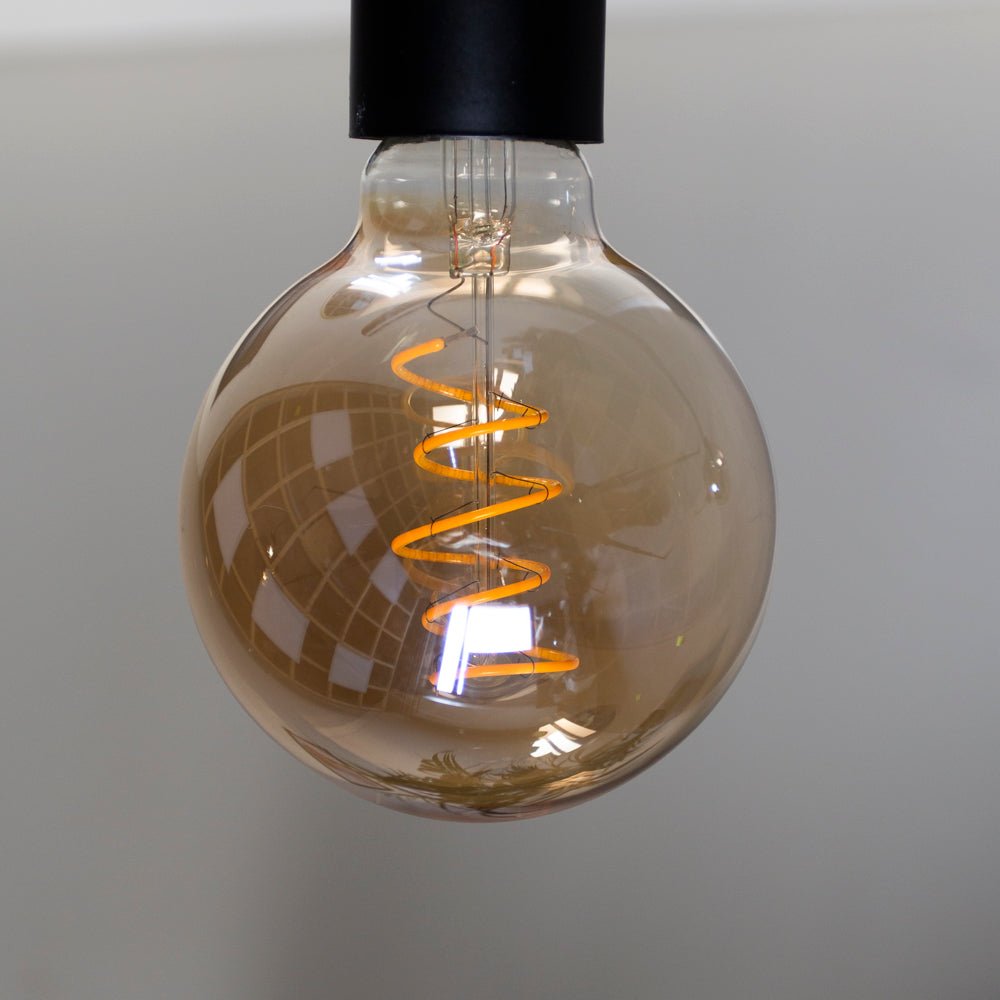 Lichtbronnen - Lichtbron Led Filament bol Ø9,5 amberkleurig - Dimehouse