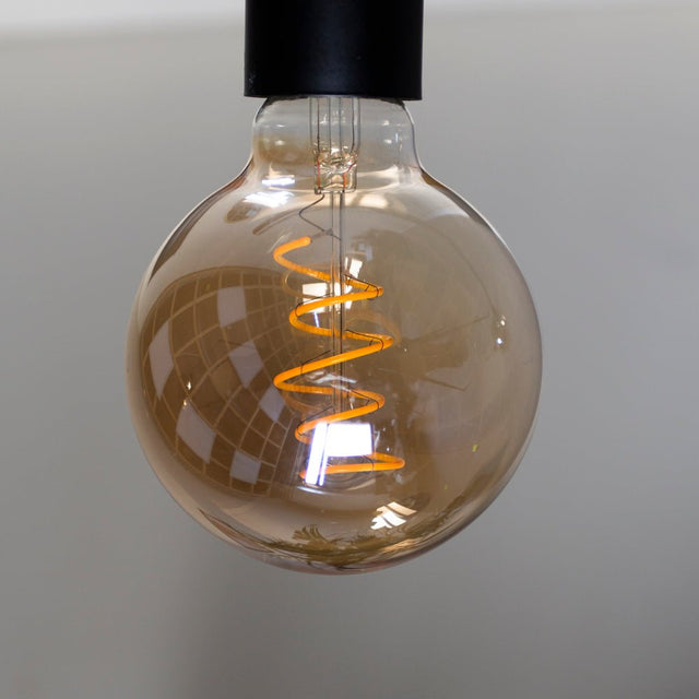 Lichtbronnen - Lichtbron Led Filament bol Ø9,5 amberkleurig - Dimehouse