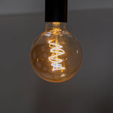 Lichtbronnen - Lichtbron Led Filament bol Ø9,5 amberkleurig - Dimehouse