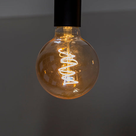 Sorgente luminosa LED Filamento a sfera Ø9,5 color ambra
