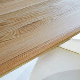 Eettafels - Eettafel Milas Eikenhout X - poot Wit - Dimehouse