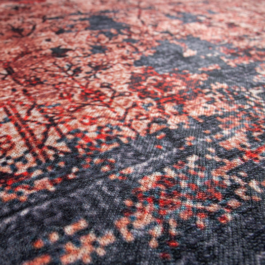 Vloerkleden - Vloerkleed Rood Gebloemd Dylan 160x230 cm - Dimehouse