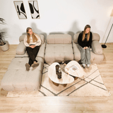 Divano componibile 2 posti Doblo beige