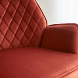Sgabello da bar Novan velluto Dimehouse Campione colore foto tessuto Atmosphere Rame LxPxH 75x58x54
