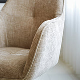 Sedia per sala da pranzo Camiel Dimehouse Beige LxPxH 62x61x54 Tessuto Dettaglio fotografico atmosferico