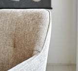 Sedia per sala da pranzo Camiel Dimehouse Beige LxPxH 62x61x54 Tessuto Atmosfera foto diversa