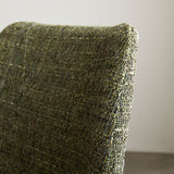 Sedia per sala da pranzo Beau ciniglia Dimehouse Verde LxPxH 72x68x50 Tessuto Dettaglio fotografico atmosferico