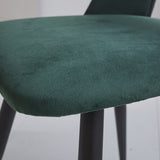 Sedia per sala da pranzo Mila Dimehouse Verde LxPxH 66x57x49 Tessuto Dettaglio fotografico atmosferico
