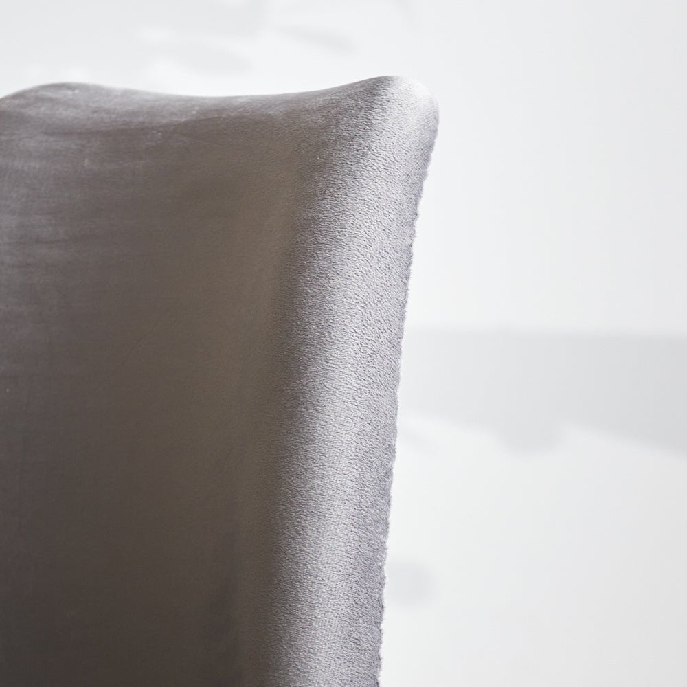 Sedia per sala da pranzo Jace Dimehouse Antracite LxPxH 71x59x52 Tessuto Atmosferico dettaglio fotografico