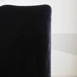 Sedia per sala da pranzo Jace Dimehouse Nero LxPxH 70x58x53 Tessuto Dettaglio fotografico atmosferico