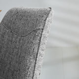 Sedia per sala da pranzo Jada Dimehouse Grigio LxPxH 79x57x53 Tessuto Dettaglio fotografico atmosferico