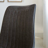 Sedia per sala da pranzo Jimmy Ecopelle Dimehouse Antracite LxPxH 75x57x51 Ecopelle Atmosfera foto diversa