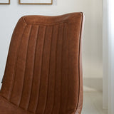 Sedia per sala da pranzo Jimmy Ecopelle Dimehouse Cognac LxPxH 75x57x51 Ecopelle Foto atmosfera diversa