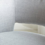 Sedia per sala da pranzo Don Dimehouse Grigio chiaro LxLxH 60x56x56 Tessuto Dettaglio fotografico atmosferico