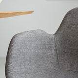 Sedia per sala da pranzo Mick Dimehouse Grigio LxPxH 64x62x59 Tessuto Atmosfera foto diversa