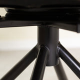 Sedia per sala da pranzo Novan in ciniglia Dimehouse Nero LxPxH 71x64x56 Tessuto Dettaglio fotografico atmosferico