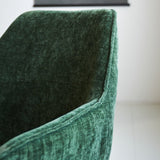 Sedia per sala da pranzo Sev Dimehouse Verde LxPxH 68x62x61 Tessuto Atmosfera foto diversa