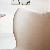 Sedia per sala da pranzo Sia Dimehouse Beige LxPxH 72x55x51 Tessuto Dettaglio fotografico atmosferico