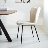 Sedia per sala da pranzo Sia Dimehouse Bianco LxPxH 72x55x51 Tessuto Foto atmosferica vista laterale