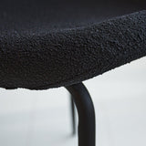 Sedia per sala da pranzo Sia Dimehouse Nero LxPxH 72x55x51 Tessuto Atmosfera foto diversa