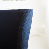 Sedia per sala da pranzo Tess Dimehouse Nero LxPxH 65x62x56 Tessuto Atmosfera foto diversa