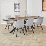 Tavolo da pranzo Parigi Dimehouse Marrone LxPxH 285x105x8 Legno di acacia Foto atmosferica in situazione