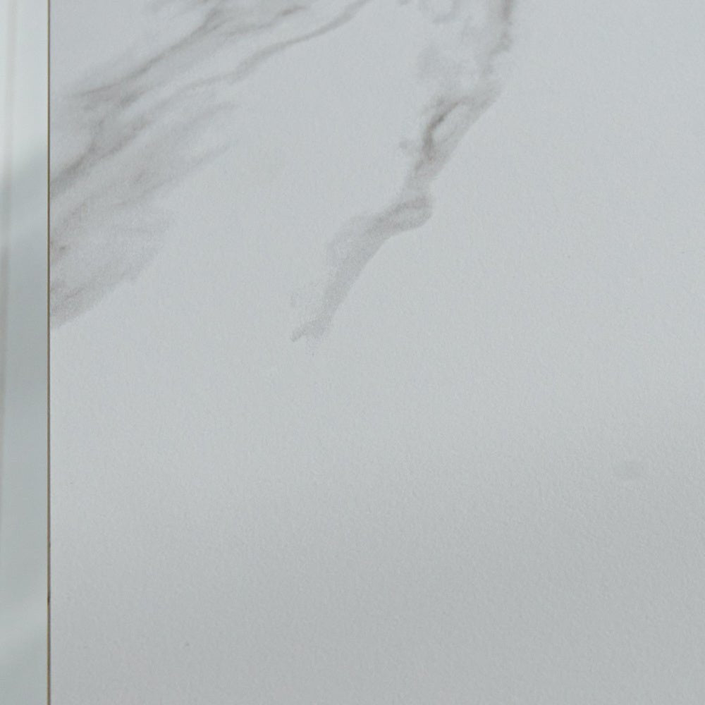 Tavolo da pranzo Edin Bianco Dimehouse Bianco LxPxH 202x102x11 Pietra sinterizzata Dettaglio fotografico atmosferico