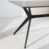 Tavolo da pranzo Grace Grigio Dimehouse Grigio LxPxH 215x105x10 Pietra sinterizzata Foto atmosferica diagonale vista frontale