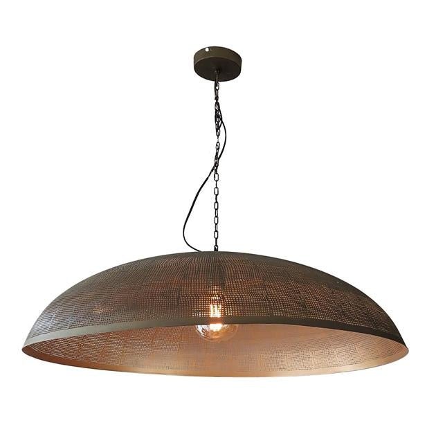 Lampada a sospensione Danique DH Interior Bronzo LxLxH 101x101x34 Bronzo Bianco foto vista frontale