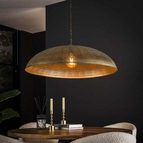 Lampada a sospensione Danique DH Interior Bronzo LxLxH 101x101x34 Bronzo Foto ambientale vista diagonale frontale