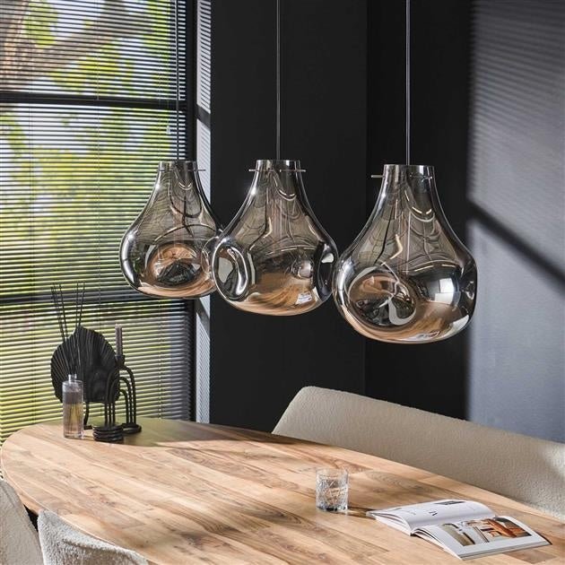 Lampada a sospensione Denissia DH Interior Nero LxLxH 106x47x39 Metallo Foto atmosferica vista frontale diagonale