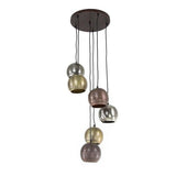 Lampada a sospensione Berns DH Interior Nickel LxLxH 47x43x25 Nickel Bianco foto diagonale vista frontale