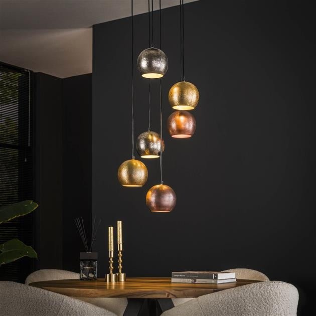 Lampada a sospensione Berns DH Interior Nickel LxWxH 47x43x25 Nickel Foto atmosferica in situazione