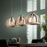 Hanging lamp Madri DH Interior Mango LxWxH 102x38x35 Legno di mango Foto atmosferica vista frontale diagonale