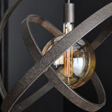Lampada a sospensione Diana DH Interior Nero LxLxH 67x67x17 Metallo Foto di dettaglio atmosferico