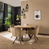 Lampada a sospensione Hannes DH Interior Carbone LxLxH 51x51x19 Metallo Foto atmosferica in situazione