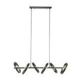 Lampada a sospensione Otan DH Interior Antracite LxLxH 125x43x20 Metallo Bianco foto vista frontale