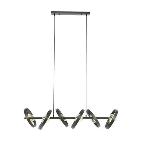 Lampada a sospensione Otan DH Interior Antracite LxLxH 125x43x20 Metallo Bianco foto vista frontale