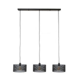 Lampada a sospensione Jeff DH Interior Nero LxLxH 103x39x19 Metallo Bianco foto vista frontale