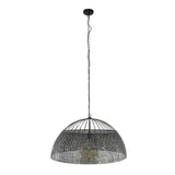 Lampada a sospensione Armoor DH Interior Marrone LxLxH 85x85x49 Marrone nero Bianco foto vista frontale