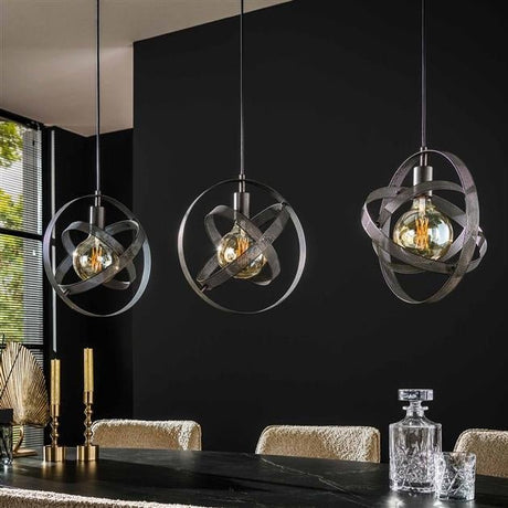 Lampada a sospensione Yaya DH Interior Nero LxLxH 112x43x17 Metallo Foto atmosferica vista frontale diagonale
