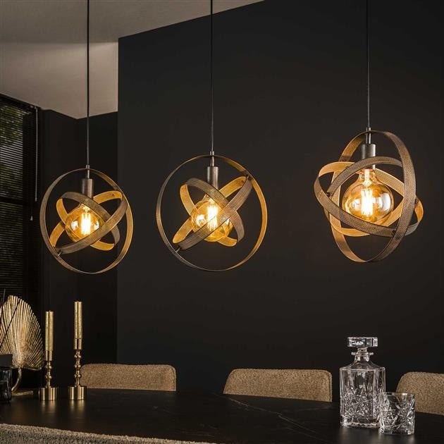 Lampada a sospensione Yaya DH Interior Nero LxLxH 112x43x17 Metallo Foto atmosferica vista frontale diagonale