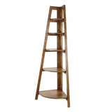 Cremagliera angolare Jess DH Interior Acacia LxPxH 135x50x12 Legno di acacia Bianco foto vista frontale