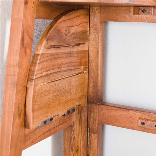 Scaffale angolare Jess DH Interior Acacia LxPxH 135x50x12 Legno di acacia Atmosferico dettaglio foto