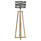 Lampada da terra Twist DH Interior Grigio LxPxH 113x48x47 Grigio ardesia Bianco foto vista frontale
