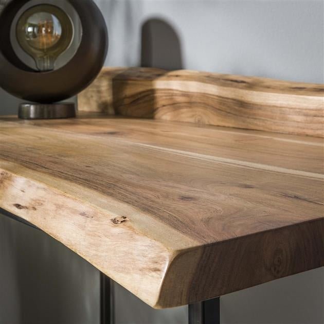 Scrivania Aberdeen DH Interno Acacia LxPxH 115x75x18 Legno di acacia Atmosferica foto dettaglio