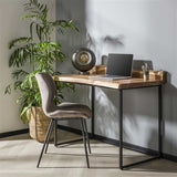 Scrivania Aberdeen DH Interior Acacia LxPxH 115x75x18 Legno di acacia Foto atmosferica vista frontale diagonale