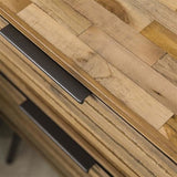 Comodino Sven DH Interior Weathered LxPxH 64x49x34 Teak Atmosfera foto dettaglio