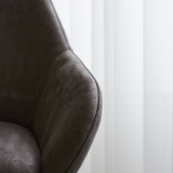 Sgabello bar Elise Ecopelle Dimehouse Antracite LxLxH 88x61x54 Ecopelle Atmosferica dettaglio fotografico