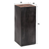 Colonna portafiori Crosby DH Interior Hardwood LxWxH 74x33x33 Hardwood Bianco Indicazione dimensione foto